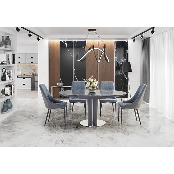 RICARDO kinyitható asztal szürke márvány (3p=1ks)