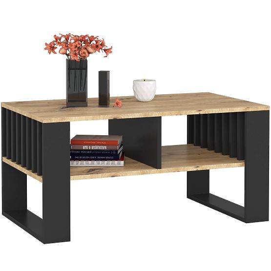 ROCKFORD DOHÁNYZÓASZTAL ARTISAN TÖLGY / FEKETE