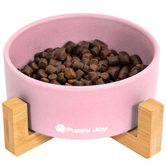 Rózsaszín kerámia tál kutyának vagy macskának PJ-032