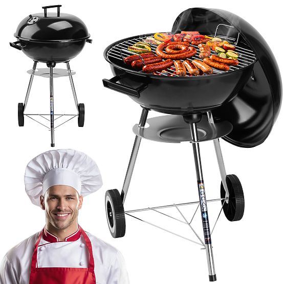 RUND kerti faszenes grill fekete