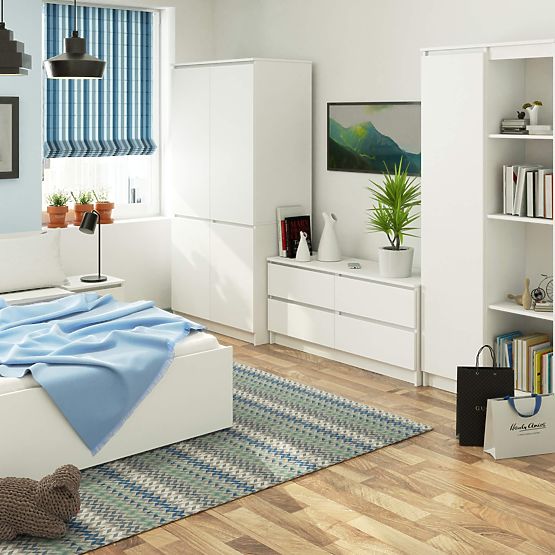 S90 4D CLP FEHÉR SZEKRÉNY