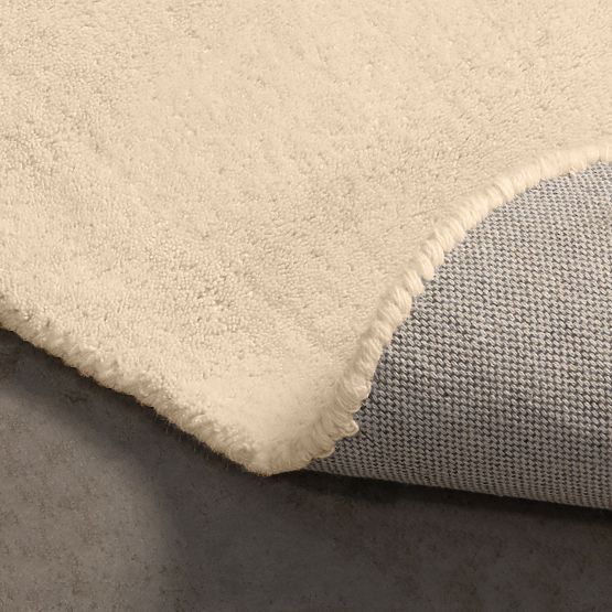 Sable téglalap alakú szőnyeg, hullámos, gyapjú, bézs, Szőnyeg mérete: 190x290