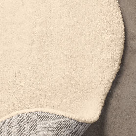 Sable téglalap alakú szőnyeg, hullámos, gyapjú, krémszínű, Szőnyeg mérete: 190x290