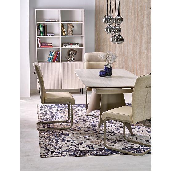 SALIX kihúzható asztal, travertin / kasmír (2p=1db)