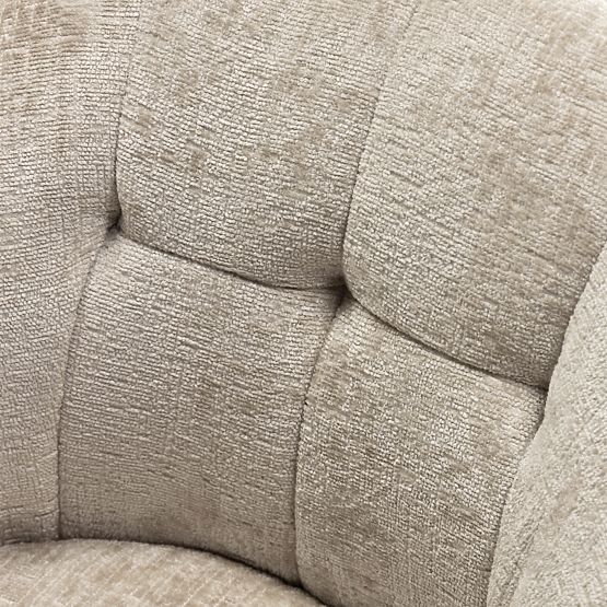 Santos forgószék világos bézs/fekete lábak