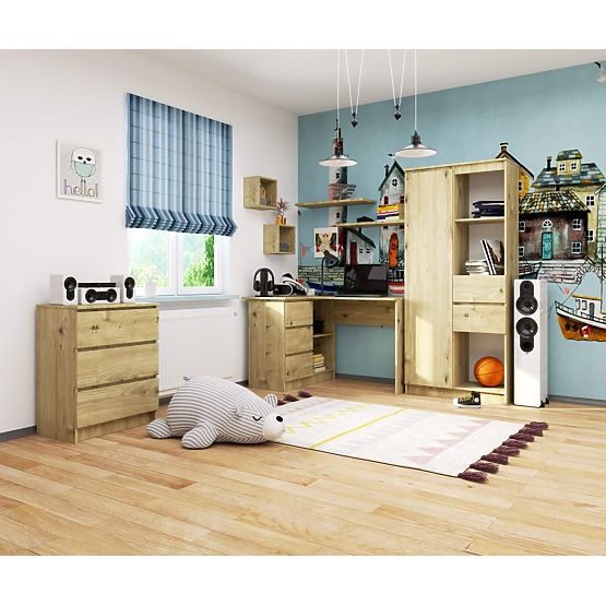 SAROK ÍRÓASZTAL B16 CLP BAL ARTISAN TÖLGY