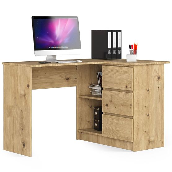 SAROK ÍRÓASZTAL B16 CLP JOBB ARTISAN TÖLGY
