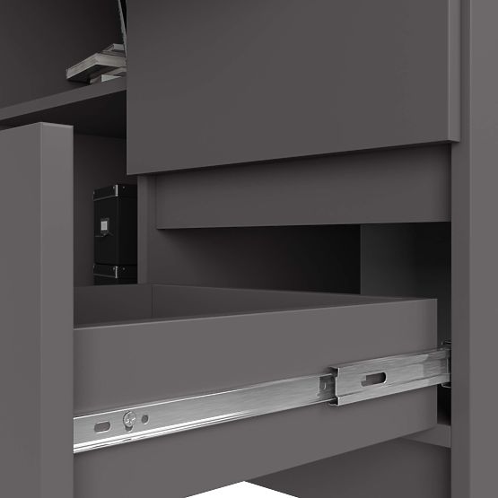 SAROK ÍRÓASZTAL B16 CLP JOBB SZÜRKE