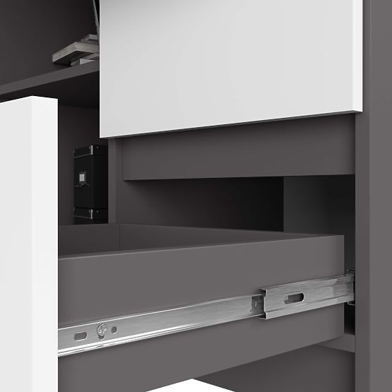 SAROKASZTAL B16 CLP JOBB SZÜRKE / FEHÉR