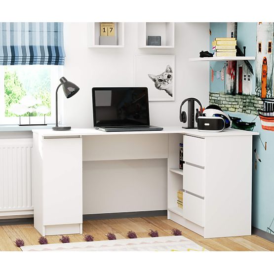 SAROKASZTAL B20 CLP JOBBOS PK FEHÉR