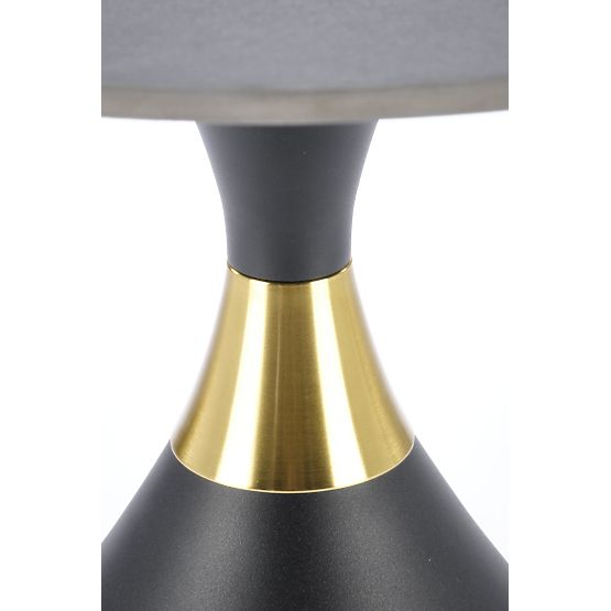 SCALITA fekete márvány / fekete / arany dohányzóasztal (2p=1db)