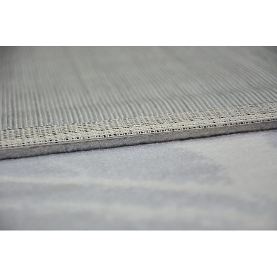 SCANDI 18281/652 Szőnyeg - Szürke Krémszínű Levelek