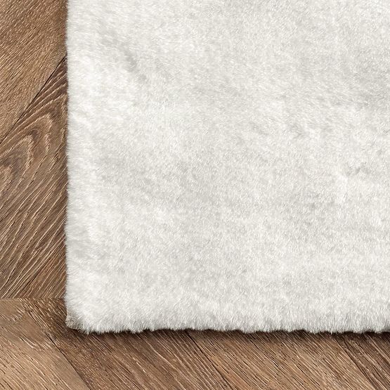 Selyem szőnyeg Rabbit - Fehér Ecru