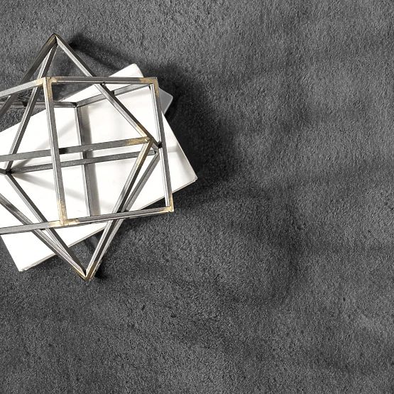 Selyem szőnyeg Rabbit - Sötétszürke