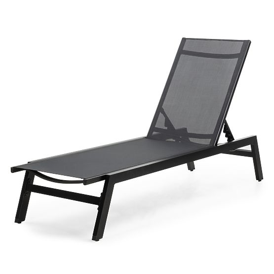 Shelly állítható kerti nyugágy, alumínium, grafit