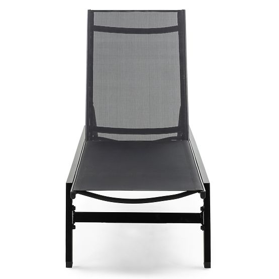 Shelly állítható kerti nyugágy, alumínium, grafit