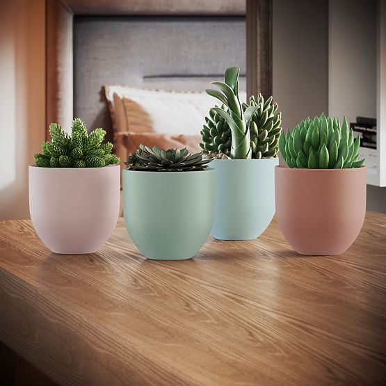 SHIRE virágtartó púderrózsaszín modern stílusú belső térhez ameliahome