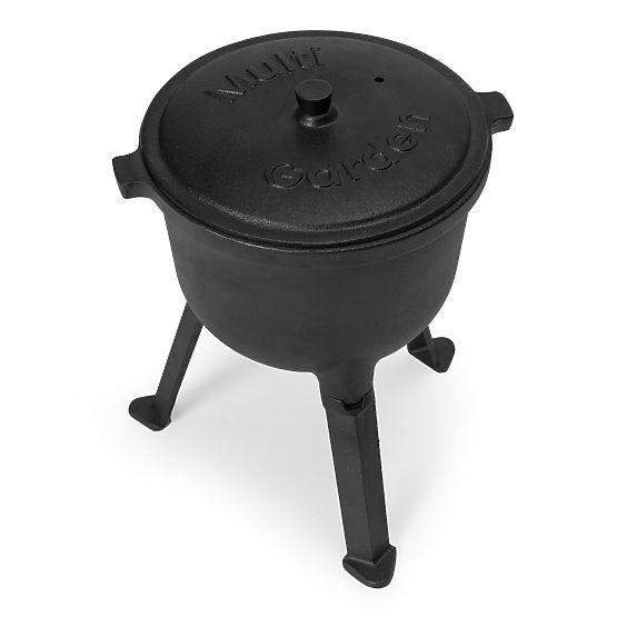 Smalíř öntöttvas zománcozott 5L álló fazék vadász tábori grill MultiGarden