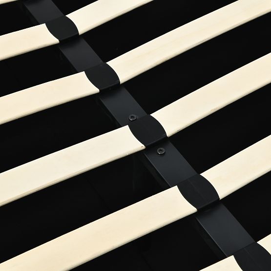 Snoovia kárpitozott ágy 160x200 cm, ráccsal és tárolóhellyel, világos bézs