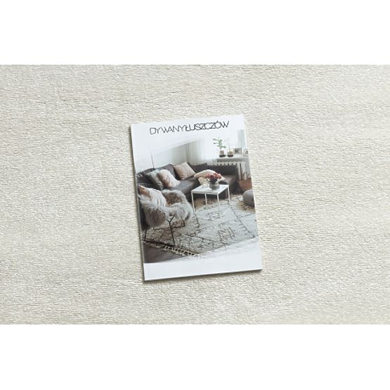 SOFTY kerek szőnyeg Egyszínű, egyszínű, krémszínű