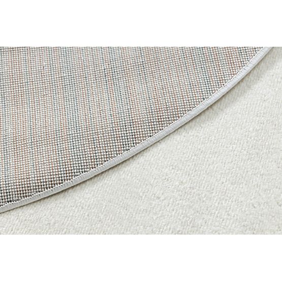 SOFTY kerek szőnyeg Egyszínű, egyszínű, krémszínű