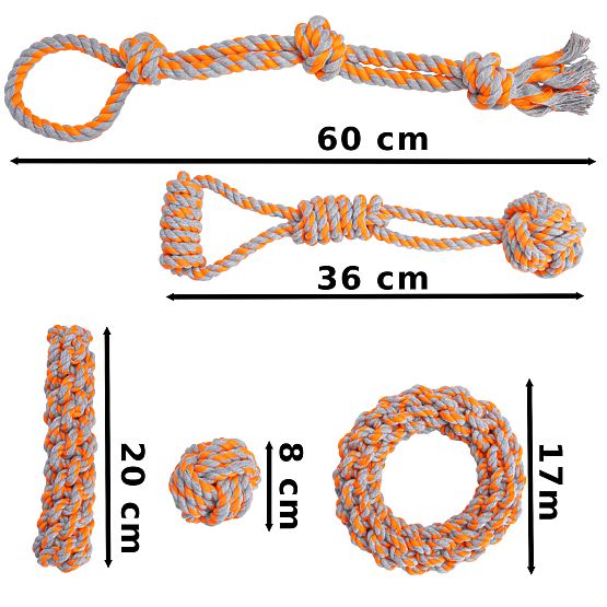 SPANKY 5 darabos kutyahúzó játék készlet