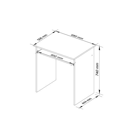 STAR PK ÍRÓASZTAL SONOMA TÖLGY