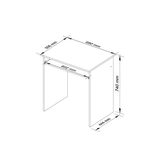 STAR WENGE ÍRÓASZTAL