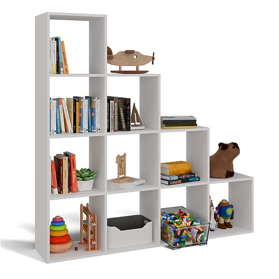 Step 4X4 FEHÉR Polc