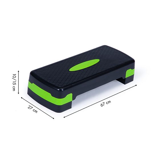 Step fitness aerobik edzéshez, 2 szintű platform