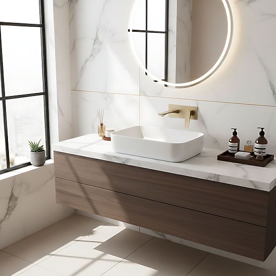 Süllyesztett Mosdócsaptelep REA Joe Arany Kefe