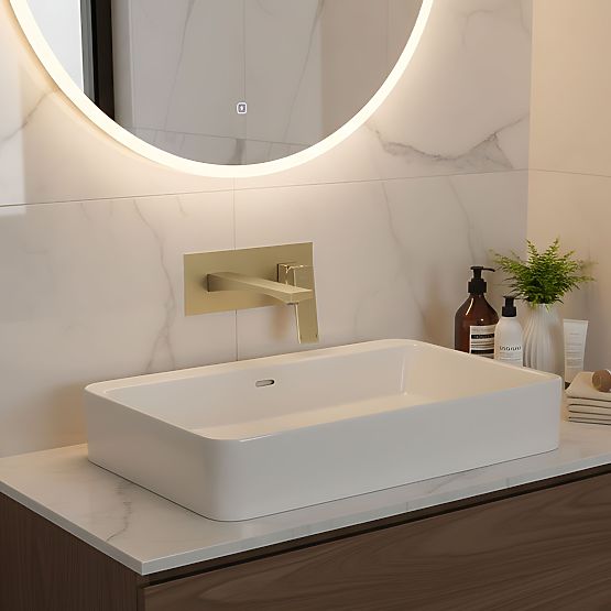 Süllyesztett Mosdócsaptelep REA Joe Arany Kefe