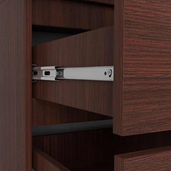 SZEKRÉNY S 90 cm 2 AJTÓ 2 FIÓK PK WENGE