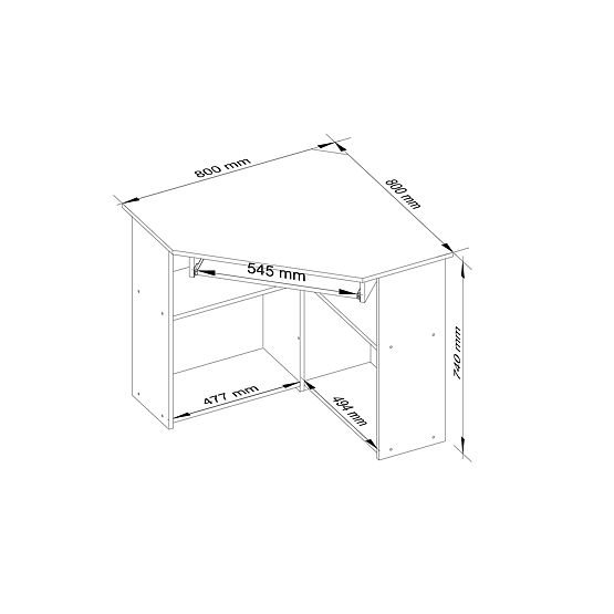 TED ÍRÓASZTAL PK SONOMA TÖLGY