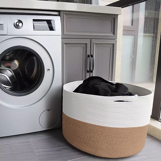 Természetes BOHO kosár - 55 cm