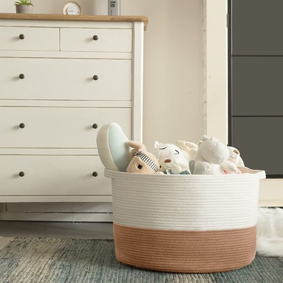 Természetes BOHO kosár - 55 cm