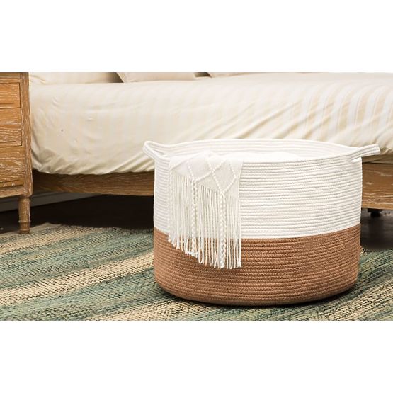 Természetes BOHO kosár - 55 cm