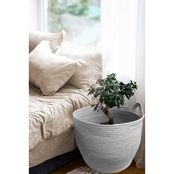 Természetes BOHO kosarak - 3 darabos készlet