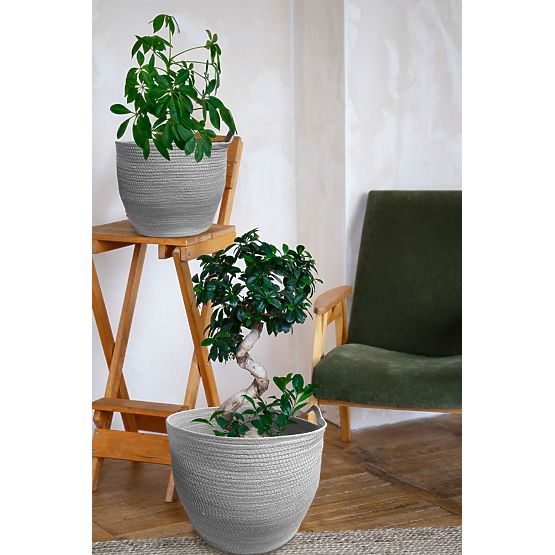 Természetes BOHO kosarak - 3 darabos készlet