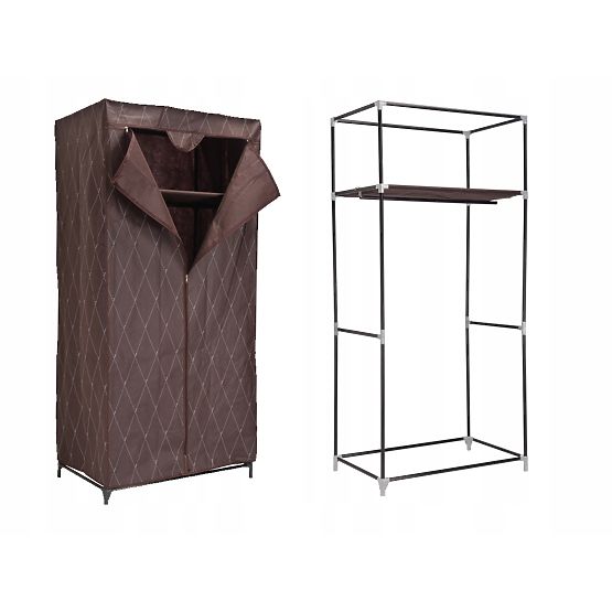 Textil szekrény Gaja Vitto - barna