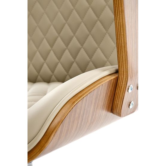 TIMBER irodai szék dió/bézs