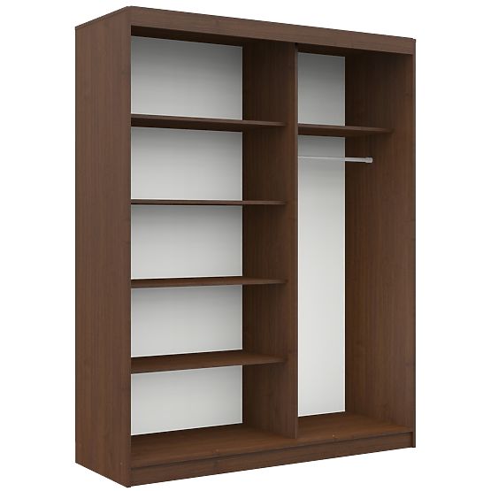 TOLÓAJTÓS SZEKRÉNY 150cm CLP WENGE / SONOMA