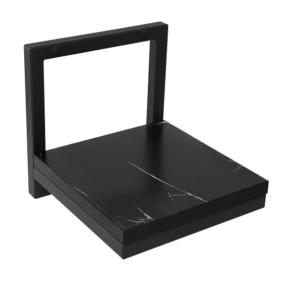 TORGET FEKETE MÁRVÁNY FALI VIRÁGTARTÓ