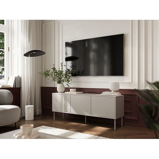 TRESSE TV szekrény 150 (3D) bézs