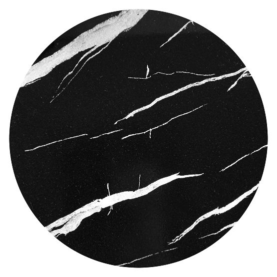 TRETORRI virágtartó fekete márvány