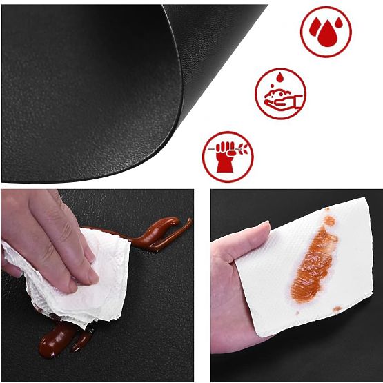 TRIVAL BLACK asztali alátét készlet, 8 darab