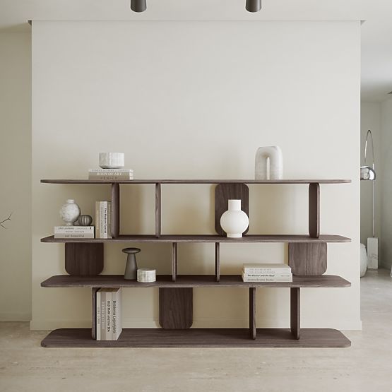 Tulumo 200 cm-es polc, lekerekített, Villa dió