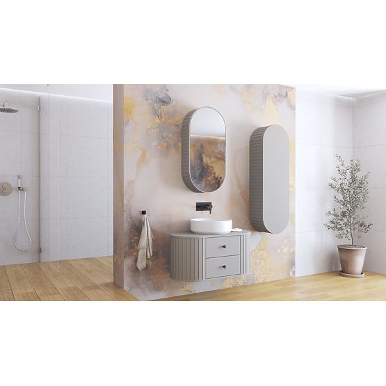 VENEZIA 1 ajtós tükörszekrény kasmír (2p=1db)