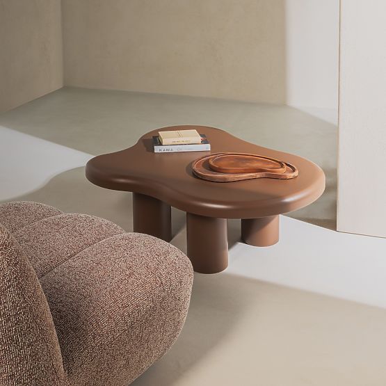 Vercelli dohányzóasztal 100 cm, csokoládé