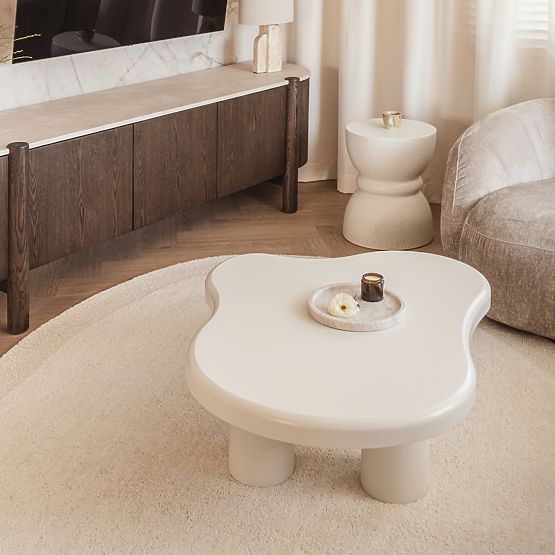 Vercelli dohányzóasztal 100 cm, fehér